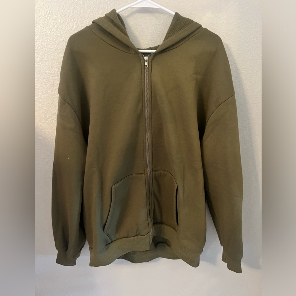 Green zipup